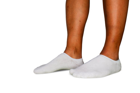 White No-Show Socks
