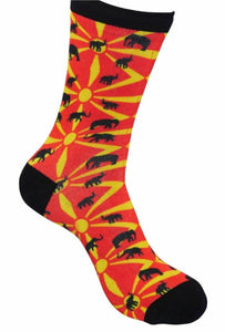 funky socks elephant socks Macedonia socks sunrise socks Bamboo Socks - Stock Socks Official