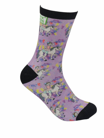 funky socks ballerina unicorn confetti Bamboo Socks - Stock Socks Official