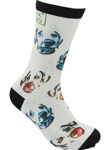 funky socks dalmatian dog Bamboo Socks - Stock Socks Official