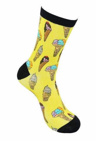 funky socks ice cream cones Bamboo Socks - Stock Socks Official