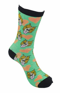 funky socks dog American Staffordshire Terrier Bamboo Socks - Stock Socks Official