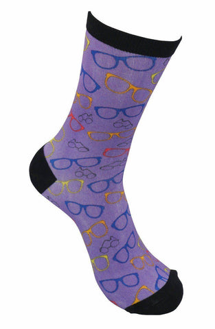 funky socks glasses nerd Bamboo Socks - Stock Socks Official