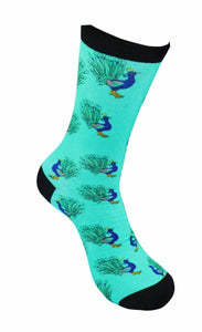 funky socks peacock Bamboo Socks - Stock Socks Official